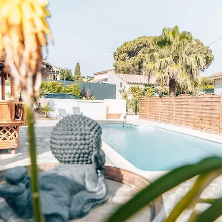 Vakantiehuis Reve D'azur, 2 Chambres, Maison Julia En Bord De A La Nartelle, Piscine Partagee, Parking & Terrasse Bbq, Wifi Et Draps Inclus A Pied