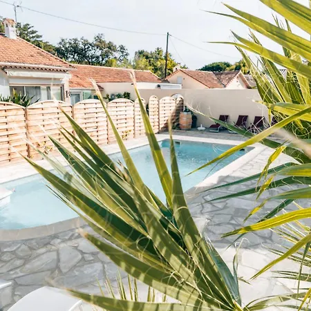 Reve D'azur, 2 Chambres, Maison Julia En Bord De A La Nartelle, Piscine Partagee, Parking & Terrasse Bbq, Wifi Et Draps Inclus A Pied Vakantiehuis Sainte-Maxime