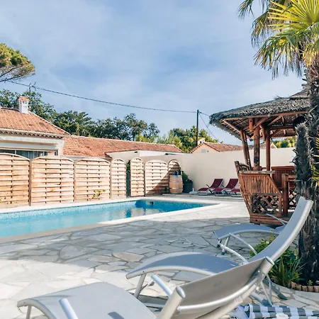 Vakantiehuis Reve D'azur, 2 Chambres, Maison Julia En Bord De A La Nartelle, Piscine Partagee, Parking & Terrasse Bbq, Wifi Et Draps Inclus A Pied