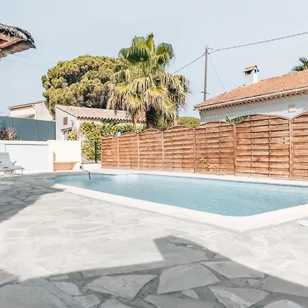 Reve D'azur, 2 Chambres, Maison Julia En Bord De A La Nartelle, Piscine Partagee, Parking & Terrasse Bbq, Wifi Et Draps Inclus A Pied Vakantiehuis Sainte-Maxime