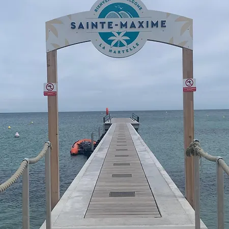Reve D'azur, 2 Chambres, Maison Julia En Bord De A La Nartelle, Piscine Partagee, Parking & Terrasse Bbq, Wifi Et Draps Inclus A Pied Vakantiehuis Sainte-Maxime
